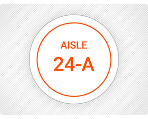 Custom Aisle Floor Sign