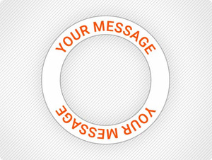 Custom Circular Ring Sign Custom Circular Ring Sign