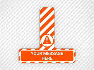 Custom Floor Sign T Corners Custom Floor Sign T Corners