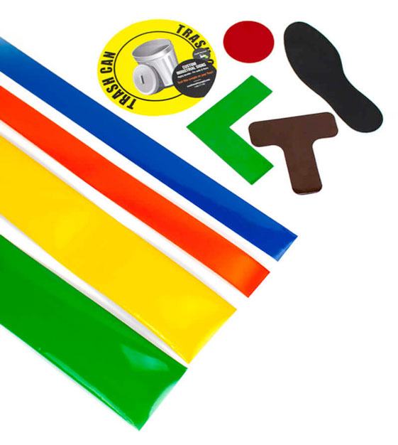 Discover which floor tape works best for you. Box of Floor Tape Samples