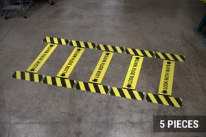 Look Both Ways with Arrows/Hazard Lines - Crosswalk Kit Look Both Ways with Arrows/Hazard Lines - Crosswalk Kit