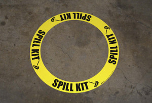 Spill Kit - Circular Floor Sign Ring Spill Kit - Circular Floor Sign Ring