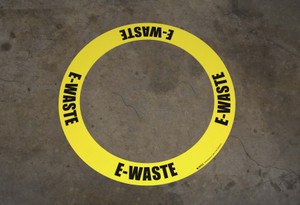E-Waste - Circular Floor Sign Ring E-Waste - Circular Floor Sign Ring