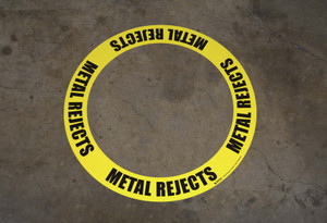 Metal Rejects - Circular Floor Sign Ring Metal Rejects - Circular Floor Sign Ring