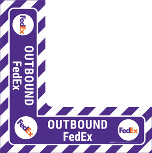 Outbound FedEx - Floor Sign Corner