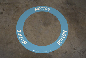OSHA Notice - Circular Floor Sign Ring OSHA Notice - Circular Floor Sign Ring