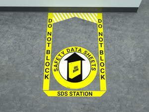 SDS (Safety Data Sheet) Station - Pre Made Floor Sign Bundle SDS (Safety Data Sheet) Station - Pre Made Floor Sign Bundle