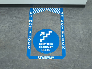 Stairway - Pre Made Floor Sign Bundle Stairway - Pre Made Floor Sign Bundle