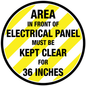 Electrical Panel Floor Sign