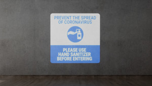 Prevent Coronavirus - Please Use Hand Sanitizer - SignCast™ S200 Virtual Sign Prevent Coronavirus - Please Use Hand Sanitizer - SignCast™ S200 Virtual Sign