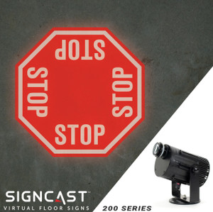SignCast™ S200 Virtual Sign Projector - 4 Way Stop Sign SignCast™ S200 Virtual Sign Projector - 4 Way Stop Sign
