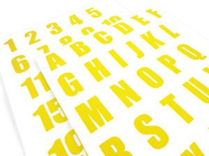 Smart Stripe Letters/Numbers - Floor Marking Shapes Smart Stripe Letters/Numbers - Floor Marking Shapes