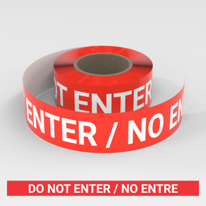Do Not Enter / No Entre (Bilingual Spanish) - Smart Stripe Inline Printed Floor Tape Do Not Enter / No Entre (Bilingual Spanish) - Smart Stripe Inline Printed Floor Tape