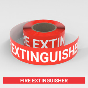 Fire Extinguisher - Smart Stripe Inline Printed Floor Tape