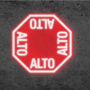 SignCast™ S300 Virtual Sign - 4 Way Alto (Stop) Sign