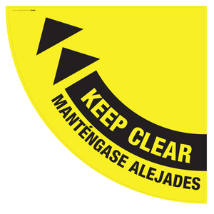 Bilingual Half Swing Floor Sign FS40009 Bilingual Half Swing Floor Sign FS40009