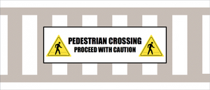 Crosswalk: Pedestrian Crossing Crosswalk: Pedestrian Crossing