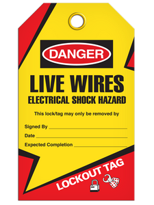 Lockout Elec Shock Tags Lockout Elec Shock Tags
